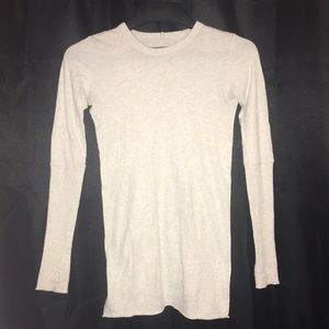 Enza Costa Cuffed Crew Neck Top
